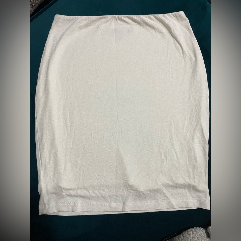 White Bodycon Mini Skirt